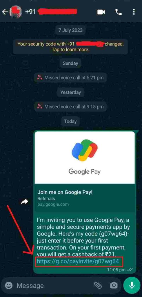 gpay refer