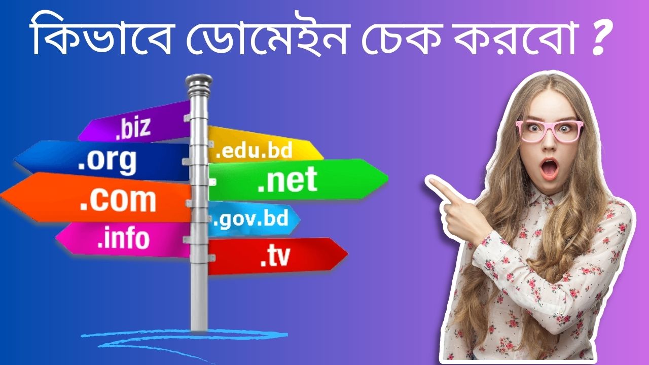 কিভাবে ডোমেইন চেক করবো