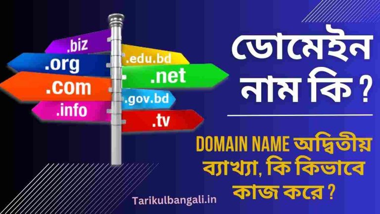 ডোমেইন কি কিভাবে কাজ করে | ডোমেইন নাম কি (Domain Name ki)