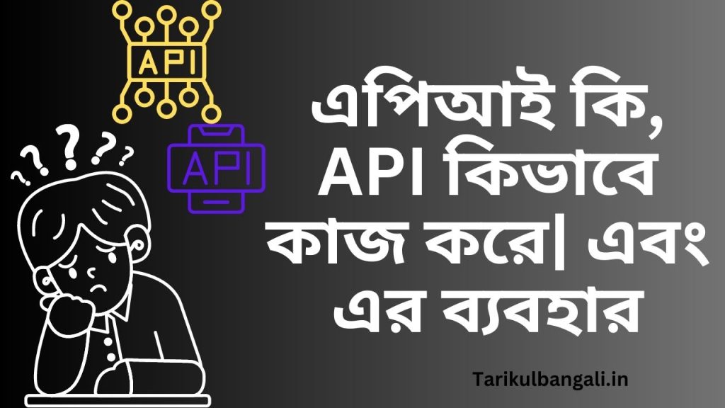 এপিআই কি, API কিভাবে কাজ করে