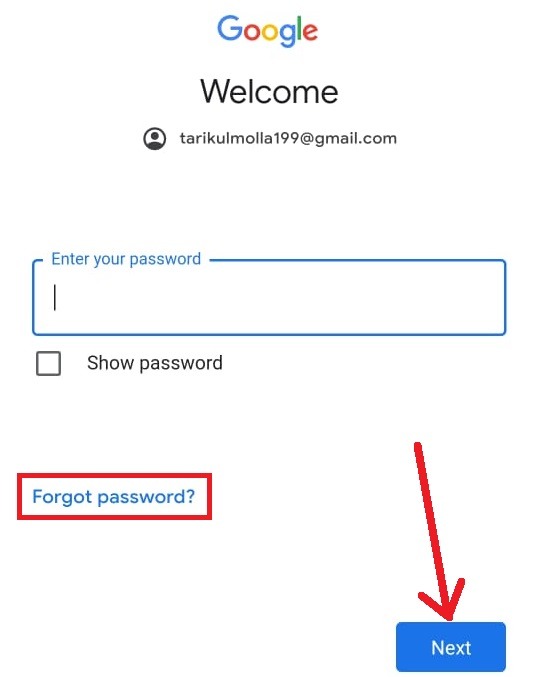 জিমেইল পাসওয়ার্ড ফরগেট কিভাবে করে 2