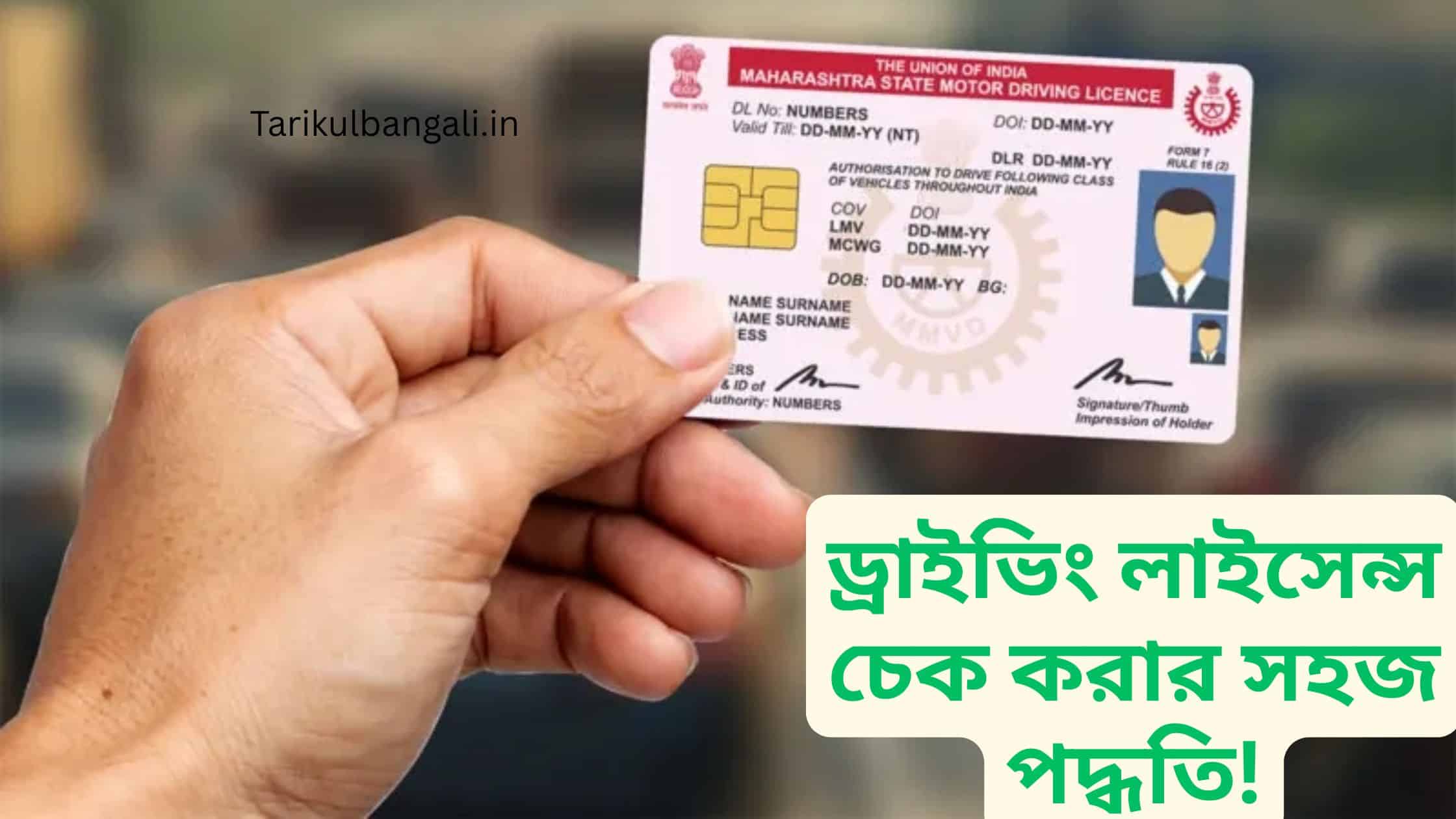 ভারতে অনলাইনে ড্রাইভিং লাইসেন্স চেক করার সহজ পদ্ধতি