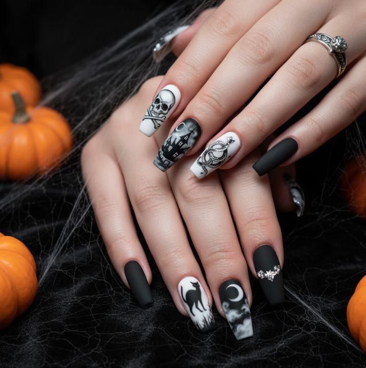 Halloween Nails Design Images for nail art lovers! 10 Classy Halloween nails