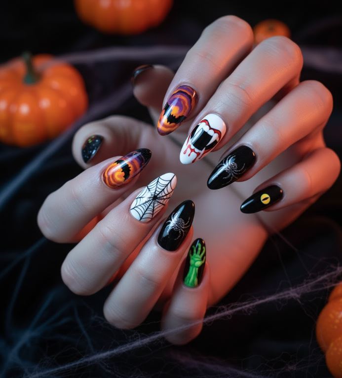 Halloween Nails Design Images for nail art lovers! 16 Cute Halloween nails