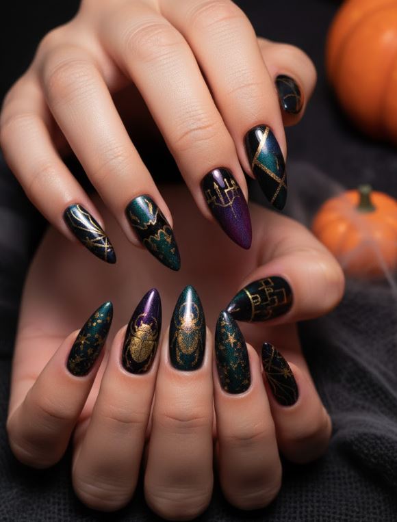 Halloween Nails Design Images for nail art lovers! 12 Easy Halloween Nail Designs for beginners