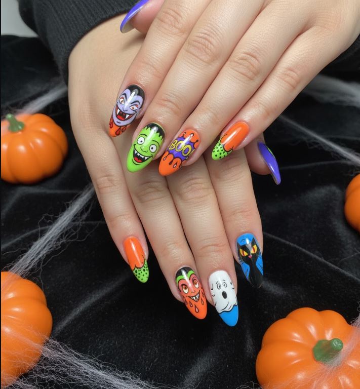 Halloween Nails Design Images for nail art lovers! 7 Easy Halloween nails
