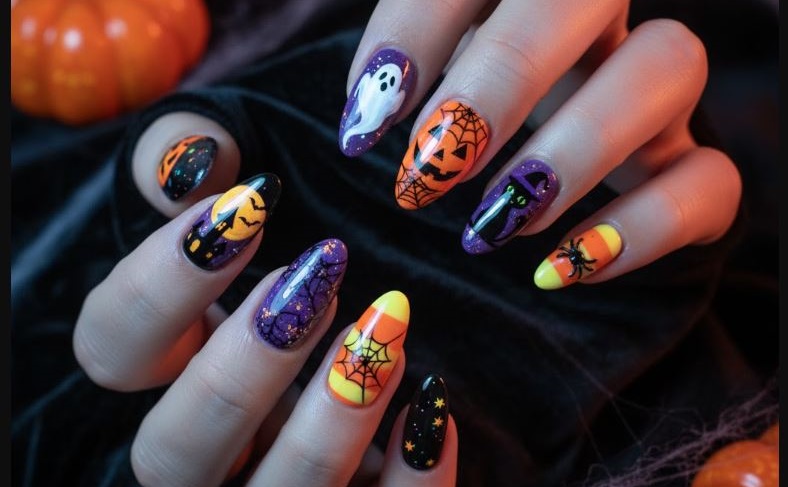 Halloween Nails Design Images art