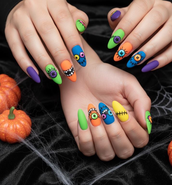 Halloween Nails Design Images for nail art lovers! 9 Short Halloween nail designs