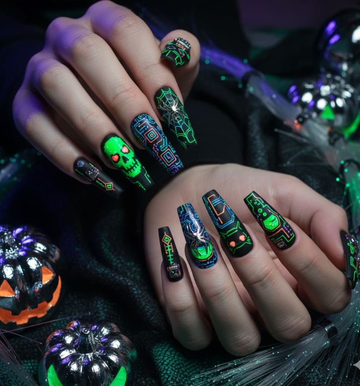 Halloween Nails Design Images for nail art lovers! 5 best Halloween nail designs