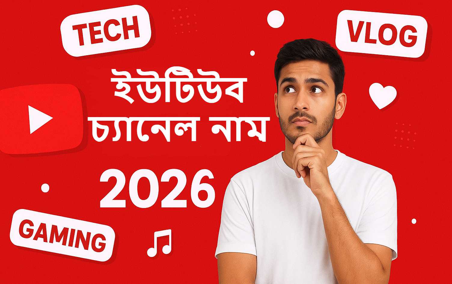 ইউটিউব চ্যানেল নাম ২০২৫ (২৫০টি ইউনিক ও আকর্ষণীয় নাম আপনার জন্য) 1 ইউটিউব চ্যানেল নাম