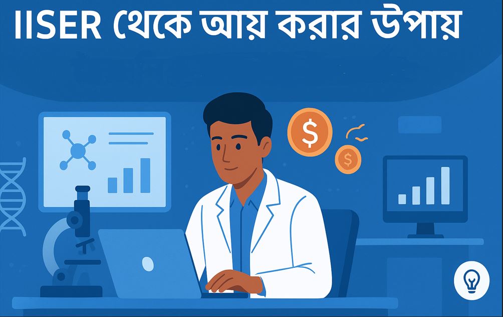 ভারতীয় বিজ্ঞান ও শিক্ষা গবেষণা ইনস্টিটিউট থেকে ইনকাম